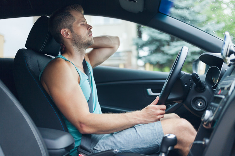 chronic low back pain on driving